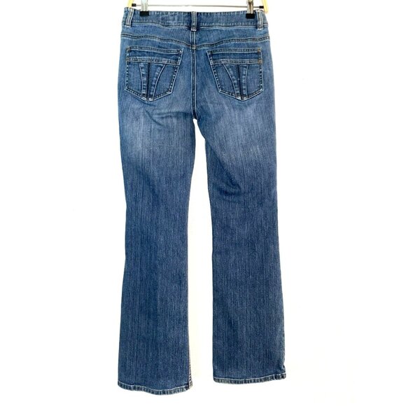 DKNY Jeans Size 6 Blue Denim Soho Jean Bootcut Cotton/Spandex - Picture 2 of 8